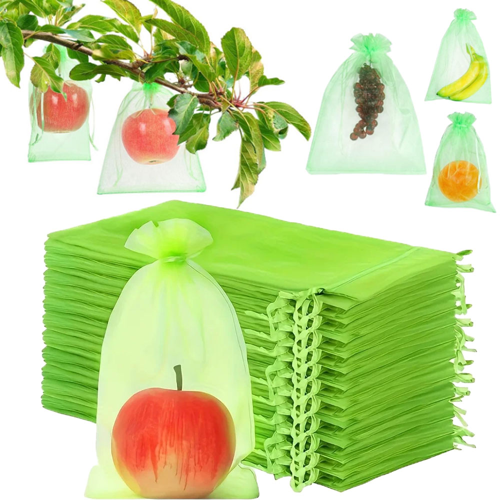 Grow Bags - 100 шт. зеленых защитных мешков на