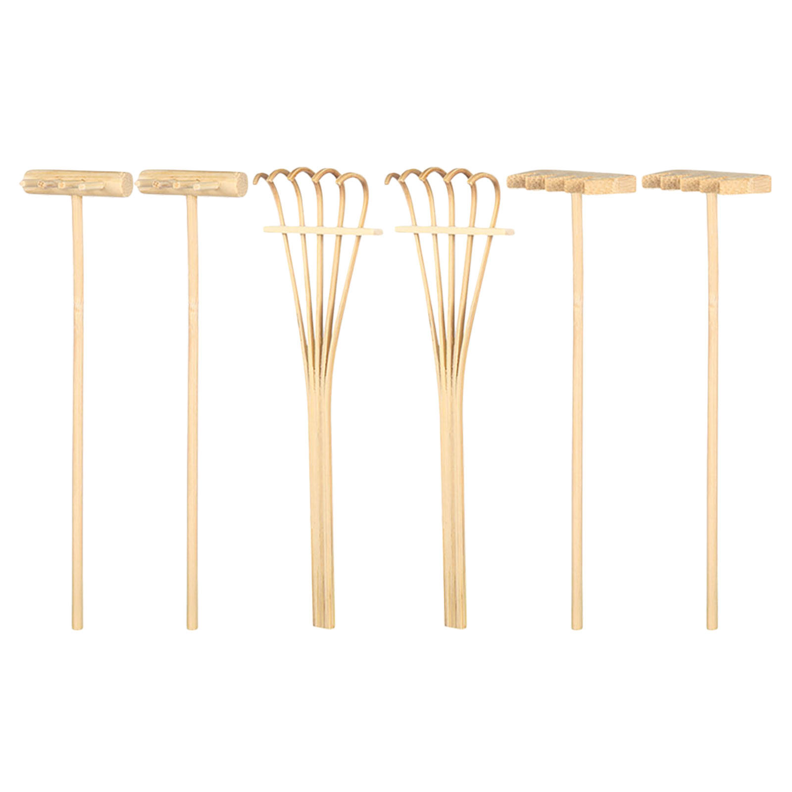 Zen Gardening Tools - Набор из 6 мини-грабель для песка,