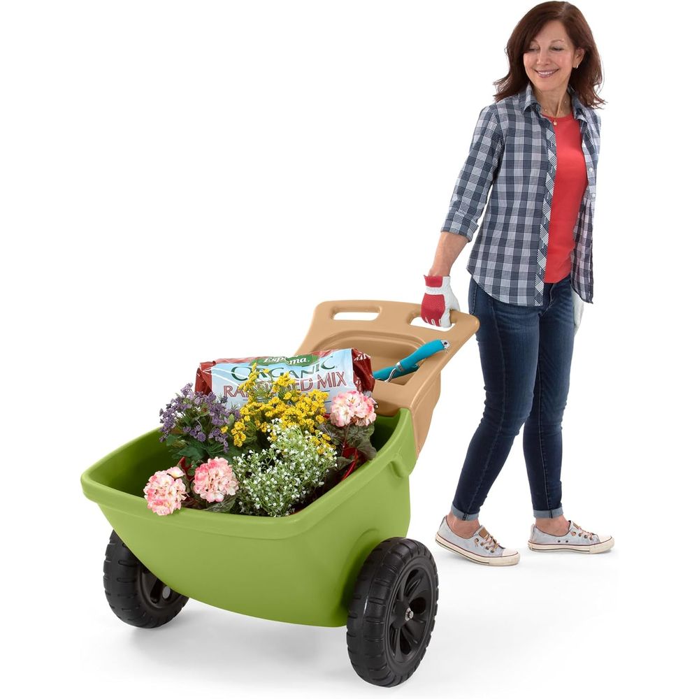 Gardening Tools Made In Usa - Прочная тачка с отсеком для хранения