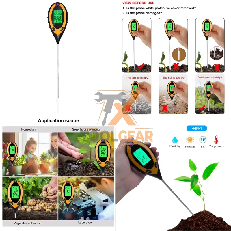 Soil Ph Meter - Хит продаж 2026: Измеритель pH почвы