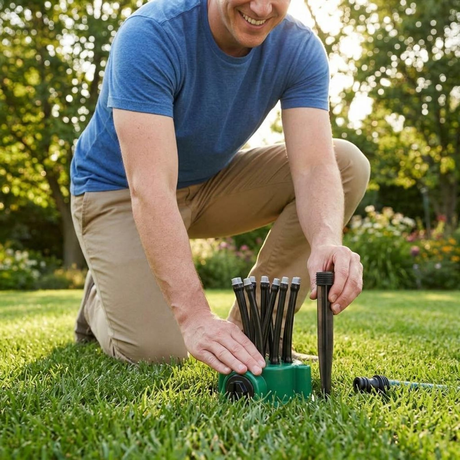 Gardening Yard Tools - Многоголовочный дождеватель с распылением на 360