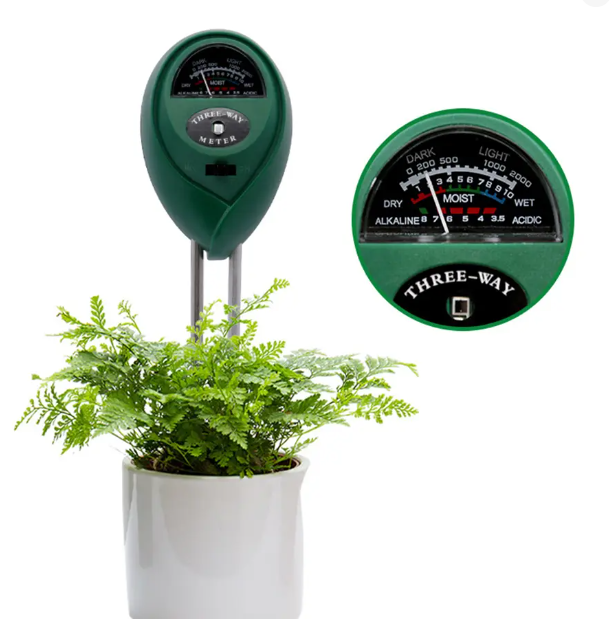 Soil Ph Meter - Садовый pH-метр, солнечный свет, 3 в