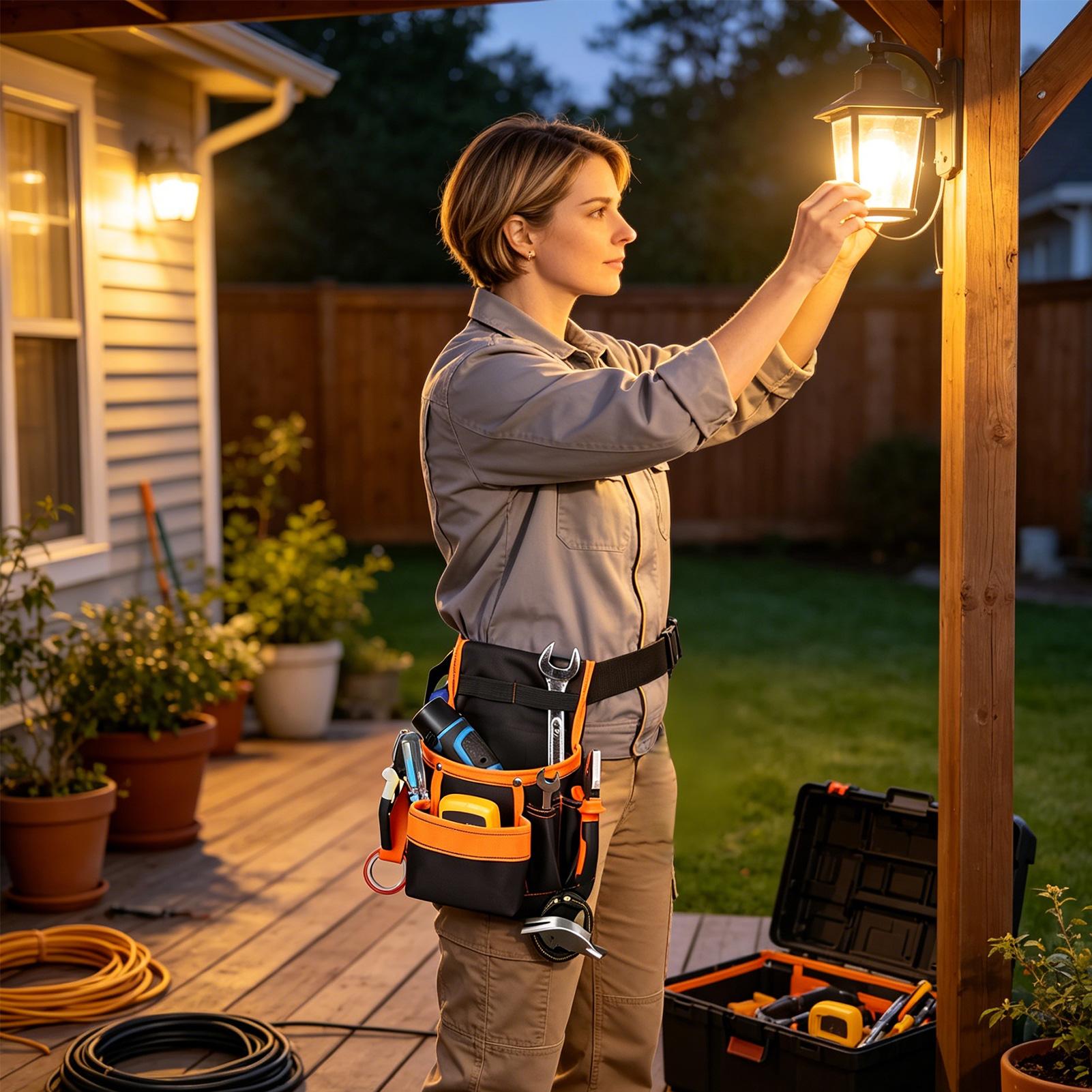 Gardening Tools Repair Shop - Сумка-органайзер для садовых инструментов из ткани