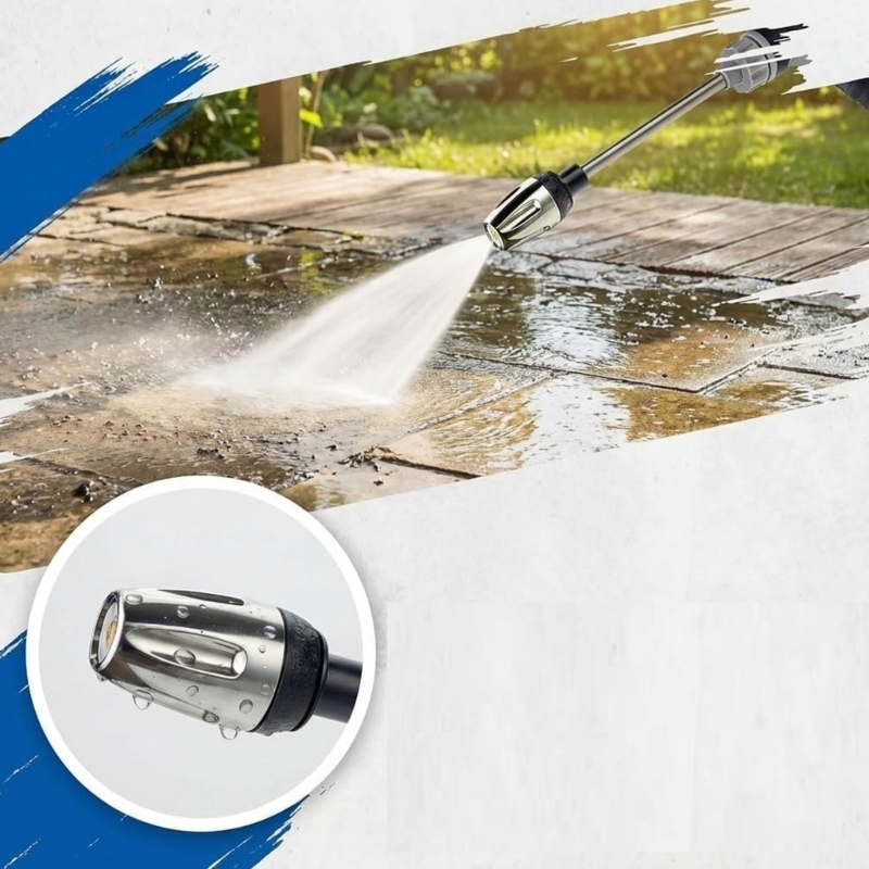 Gardena Hose Comfort - M76E Мощная насадка для мойки высокого