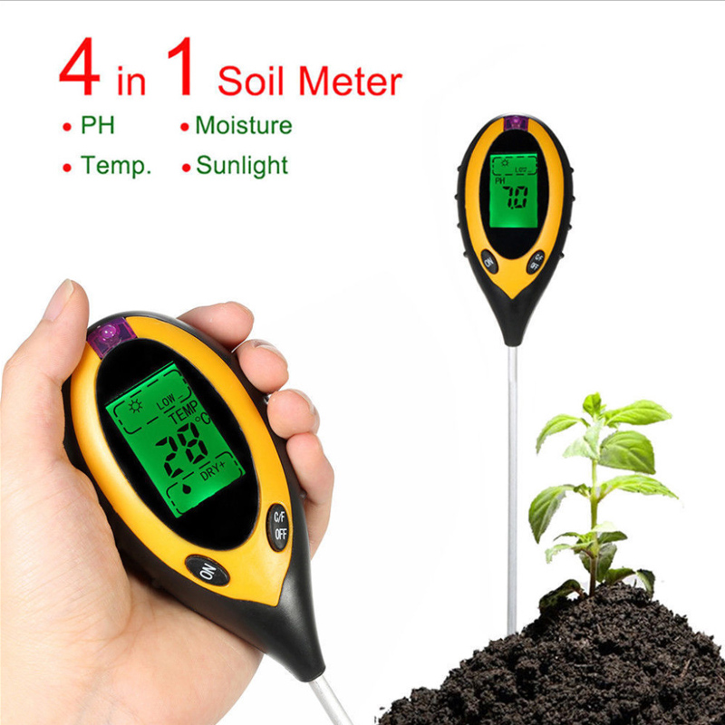 Soil Ph Meter - НОВЫЙ 2026 ЖК-тестер pH почвы: измерение