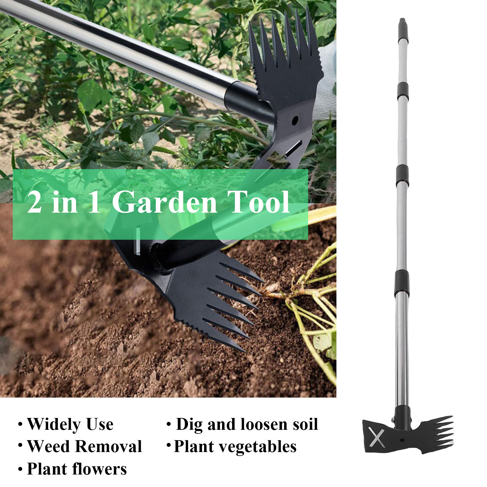 Gardening Tools Hoe - 5 шт. инструментов для удаления сорняков