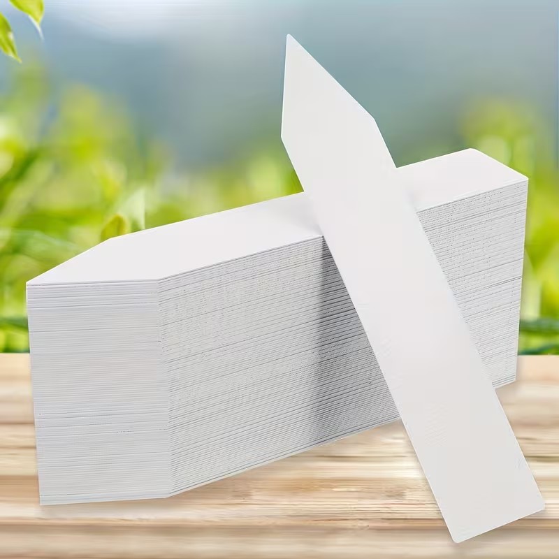 Plant Label Tags - 100 шт. белых водонепроницаемых этикеток для
