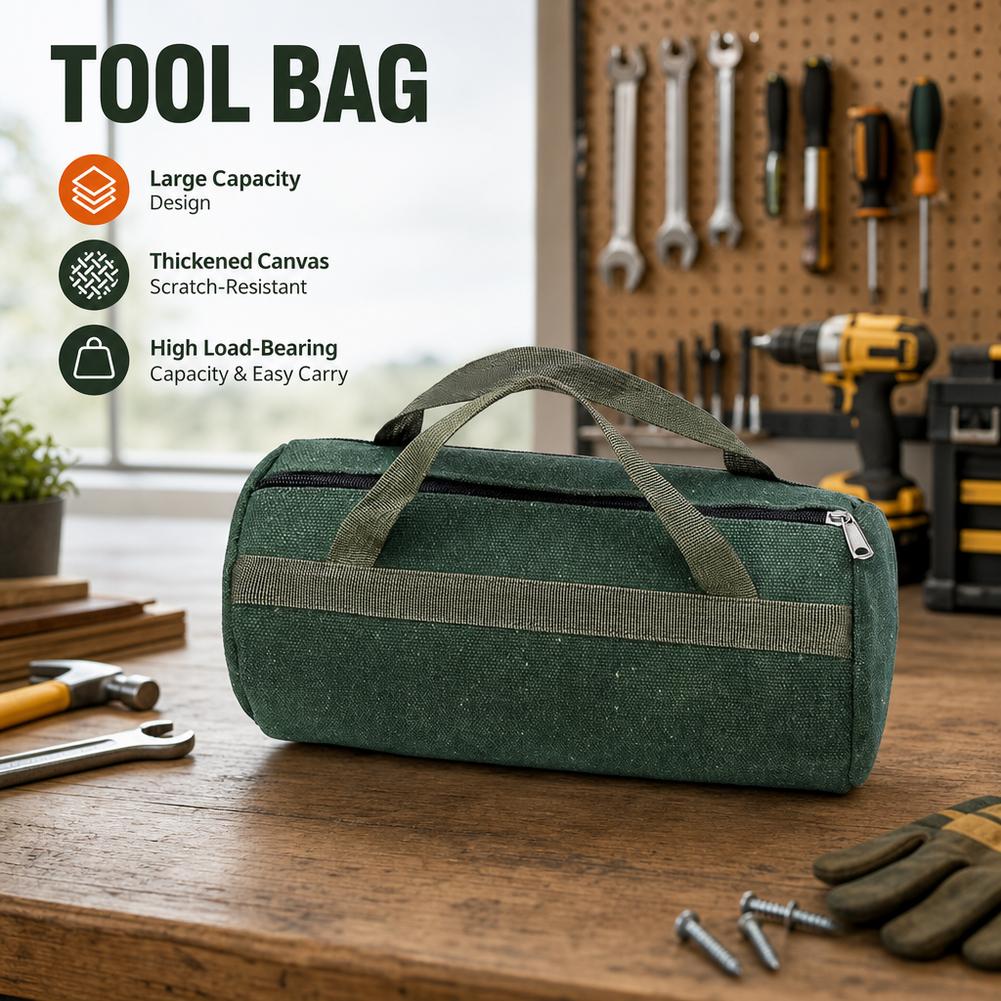Gardening Tools Repair Shop - Вместительная холщовая сумка-органайзер для инструментов, многофункциональная