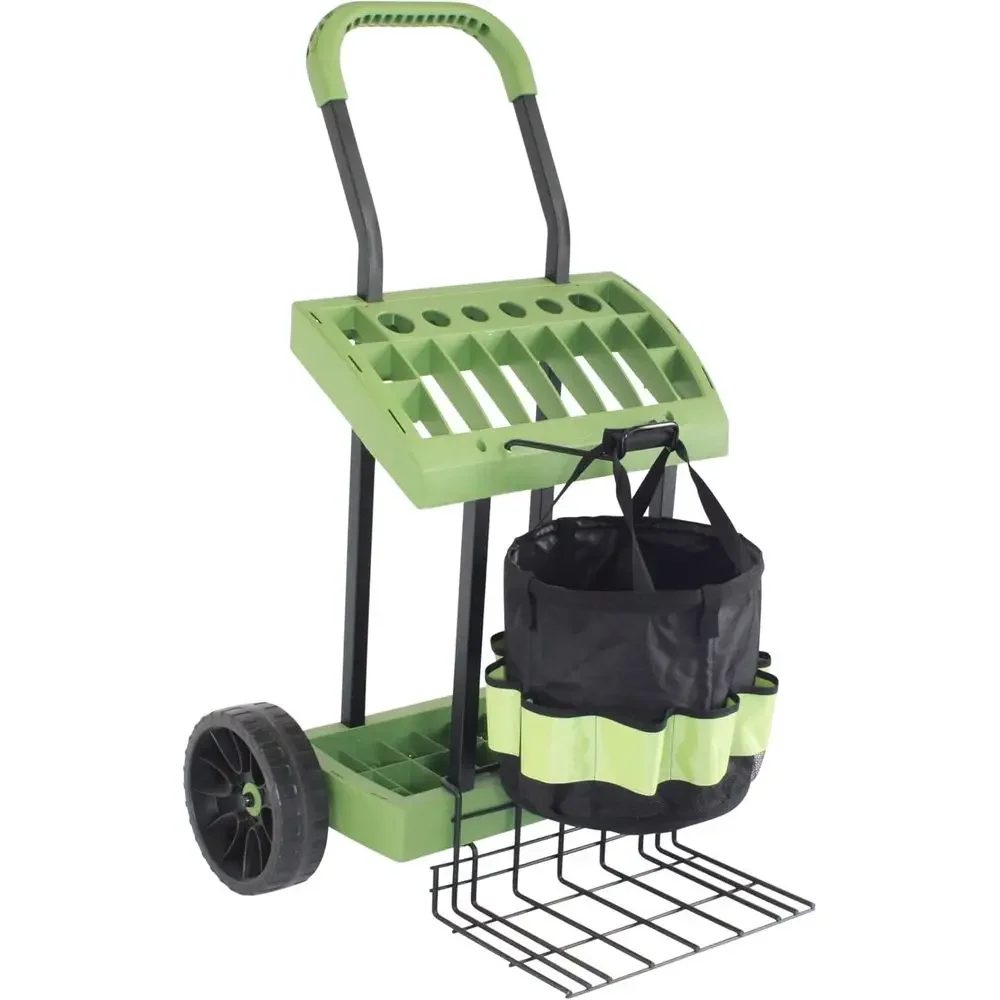Gardening Tools Made In Usa - Тележка для садовых инструментов с сумкой-органайзером,