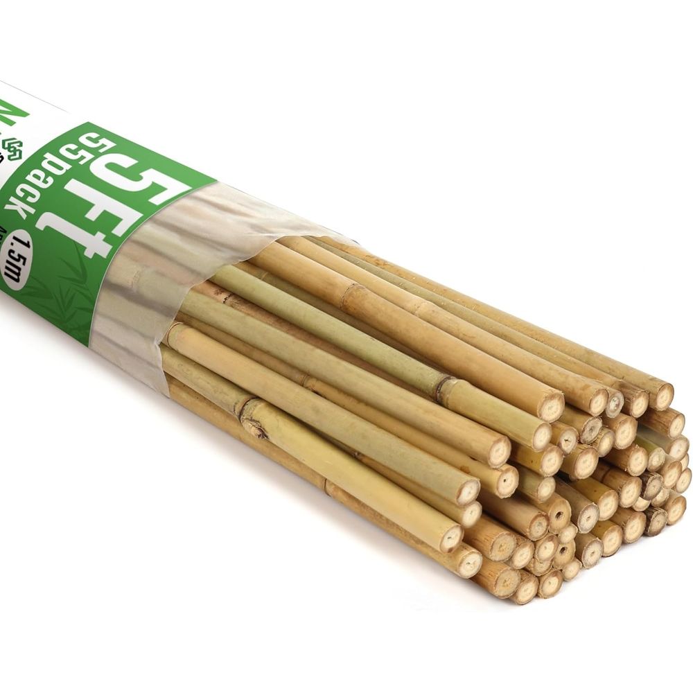 Plant Support Stake - Набор из 55 бамбуковых опор для