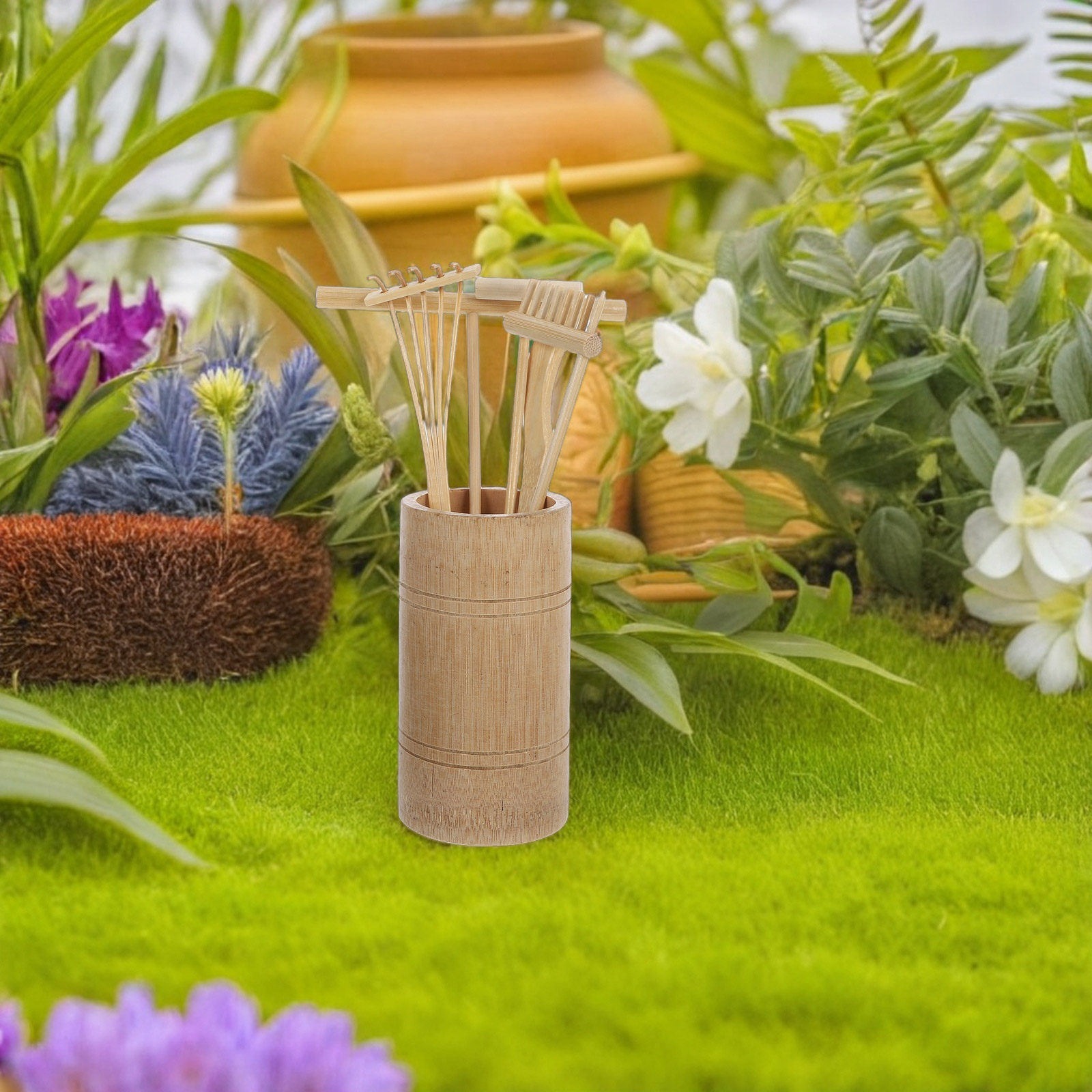 Набор бамбуковых мини-инструме – обзор и цена Zen Gardening Tools
