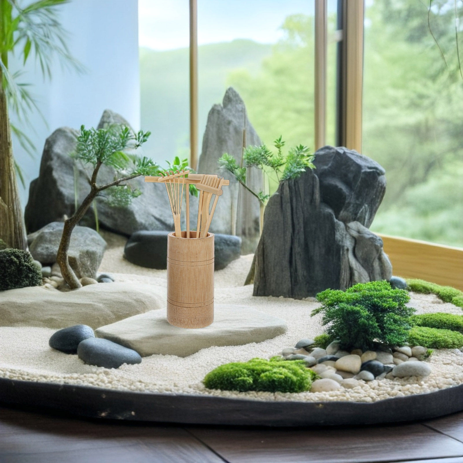 Набор бамбуковых мини-инструме – обзор и цена Zen Gardening Tools