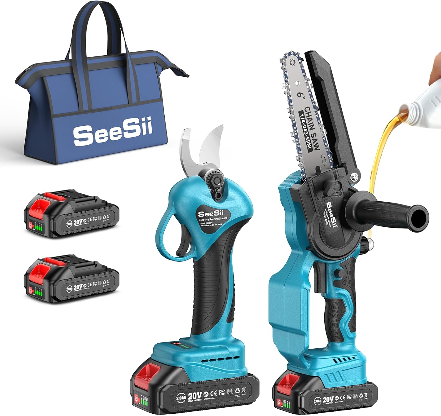 SEESII 2-в-1: 6-дюймовая бесще – обзор и цена Gardening Tools To Cut Branches
